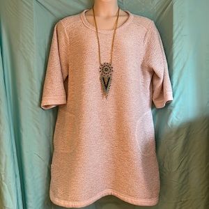 Knit sweater tunic